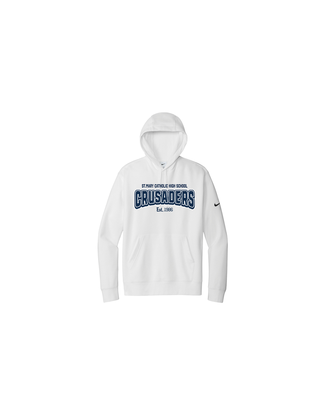 F-2026- Adult Nike Hoodie-Embroidered