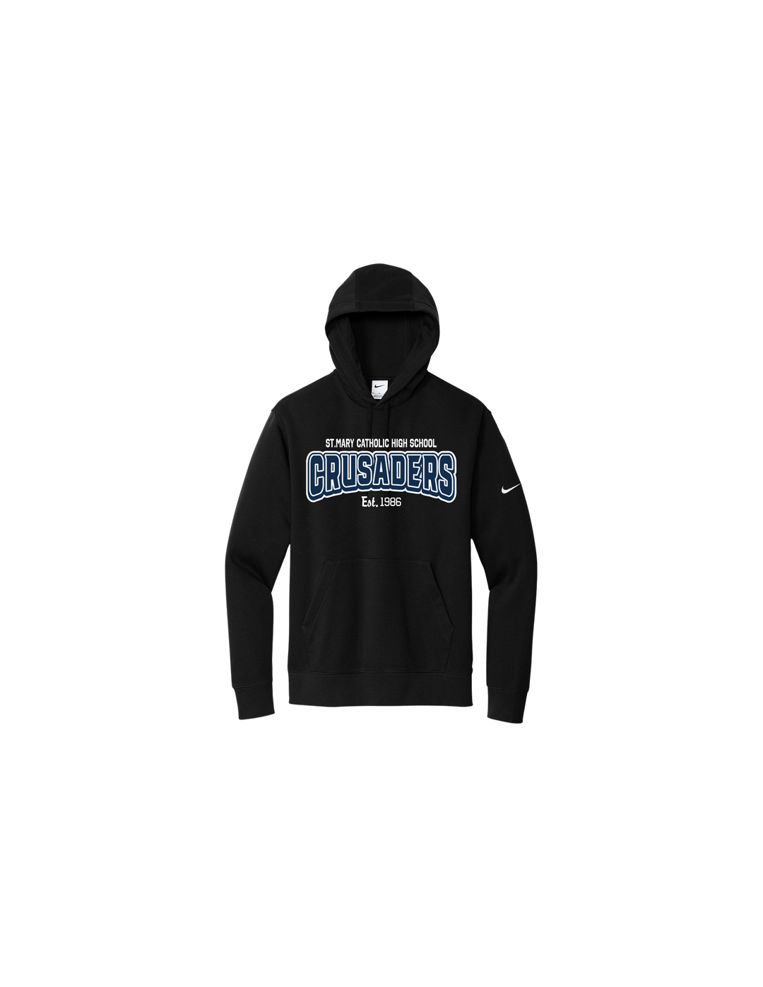 F-2026- Adult Nike Hoodie-Embroidered
