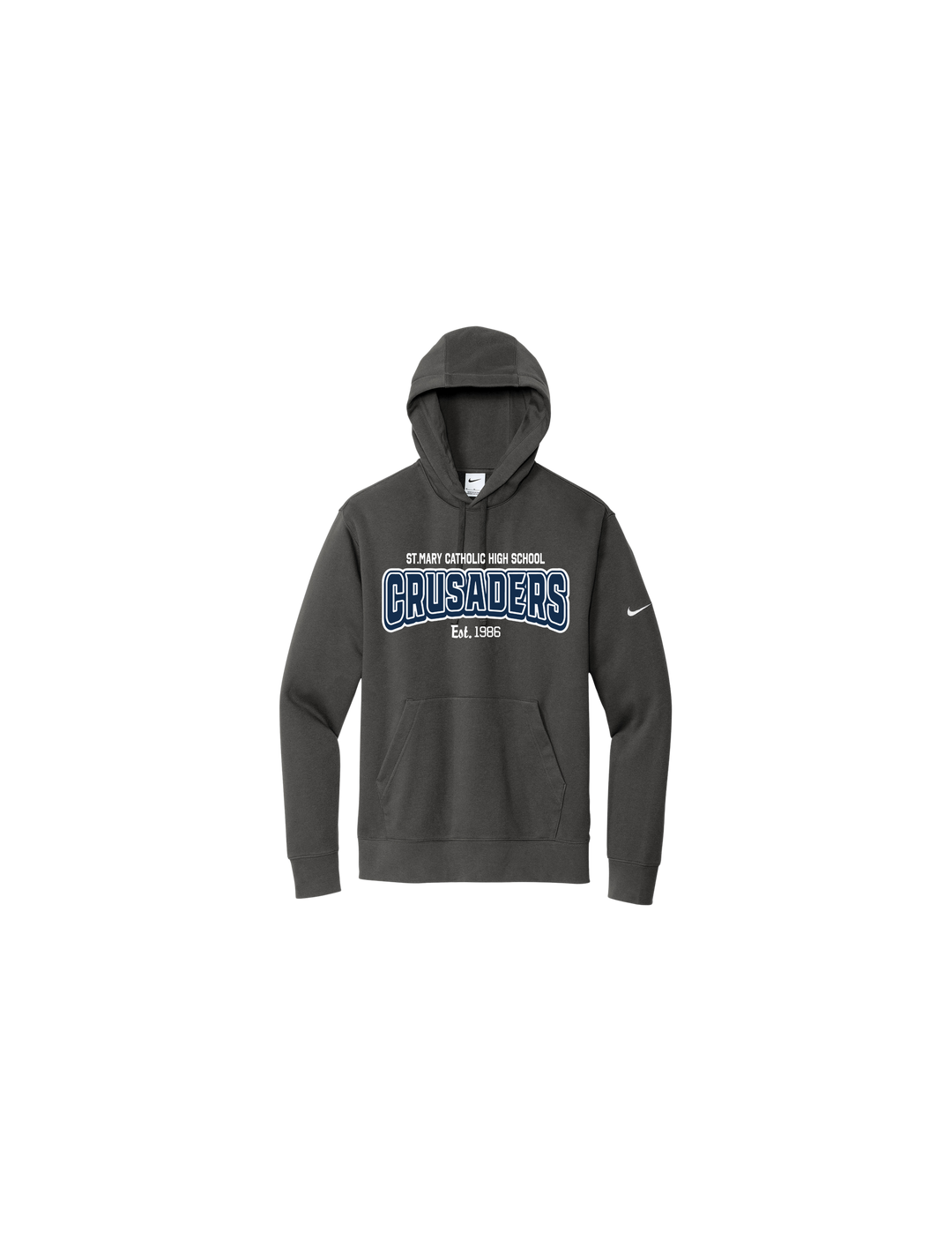 F-2026- Adult Nike Hoodie-Embroidered