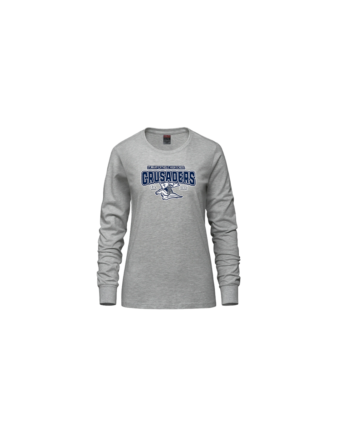F-2026-ladies Cotton Long Sleeve T-shirt
