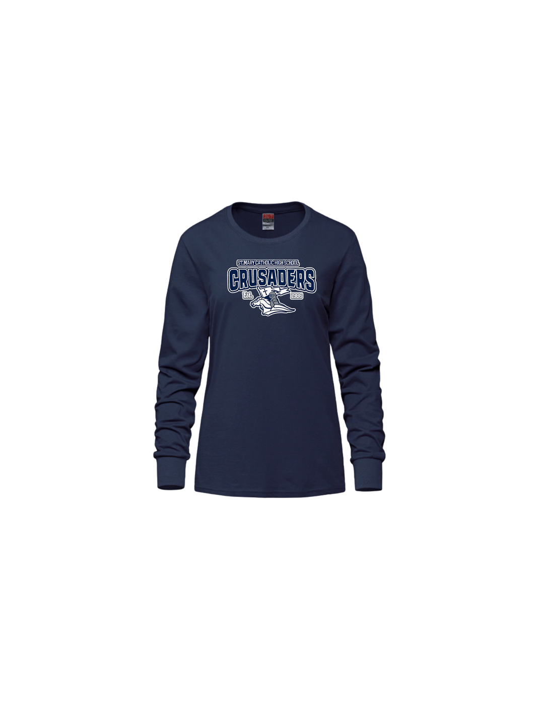 F-2026-ladies Cotton Long Sleeve T-shirt