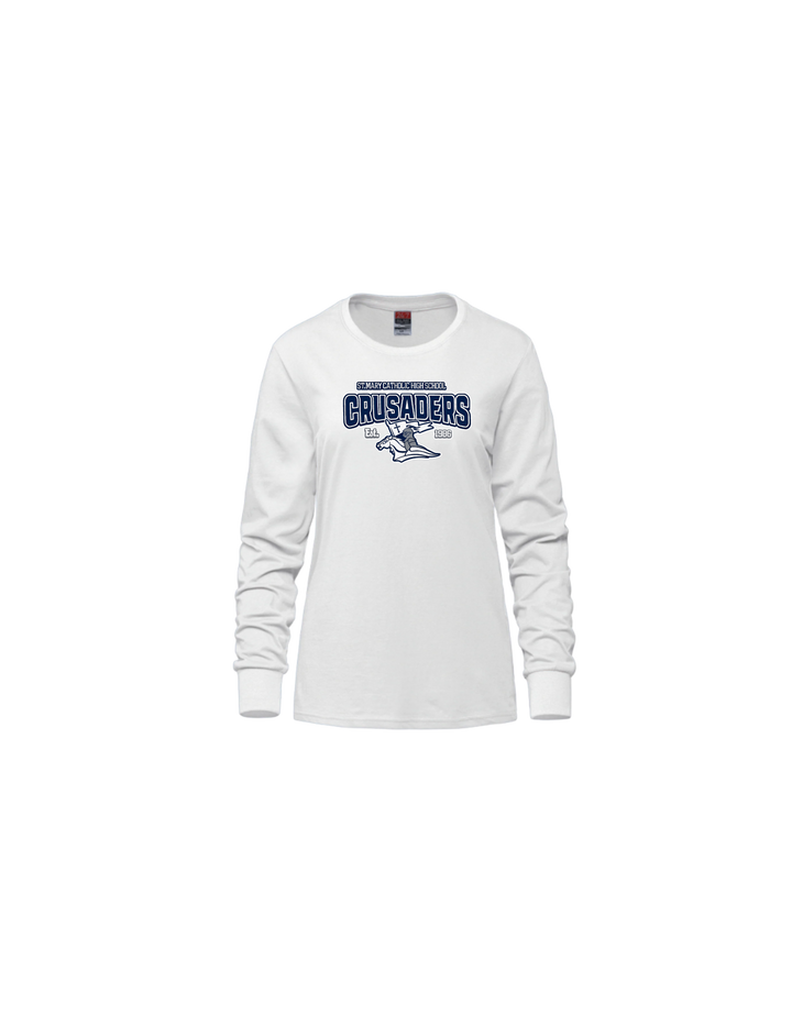 F-2026-ladies Cotton Long Sleeve T-shirt