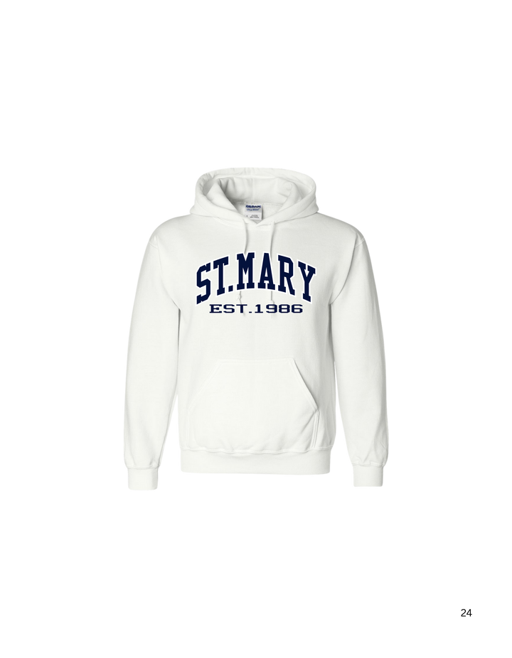 Adult Hooded Sweatshirt-Embroidered
