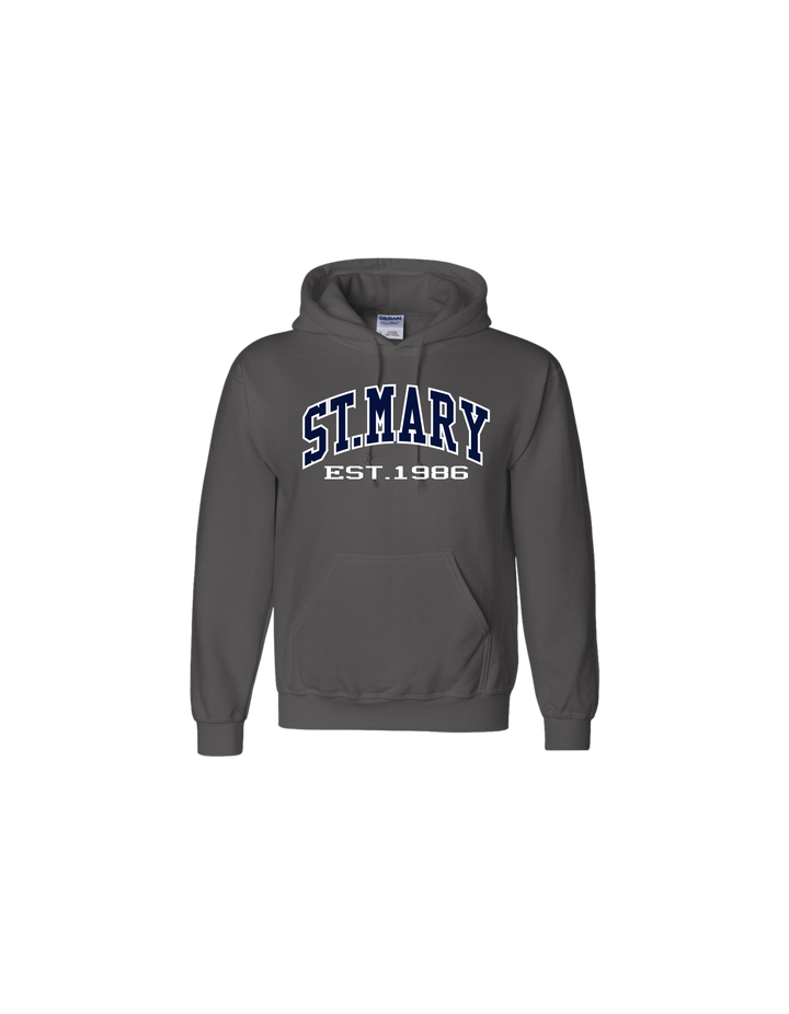 Adult Hooded Sweatshirt-Embroidered