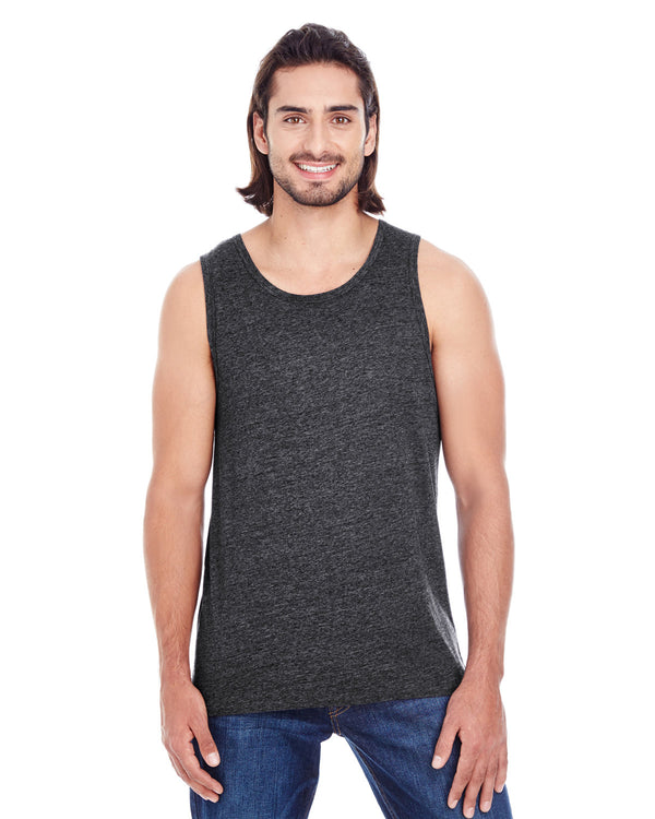 unisex triblend tank BLACK TRIBLEND