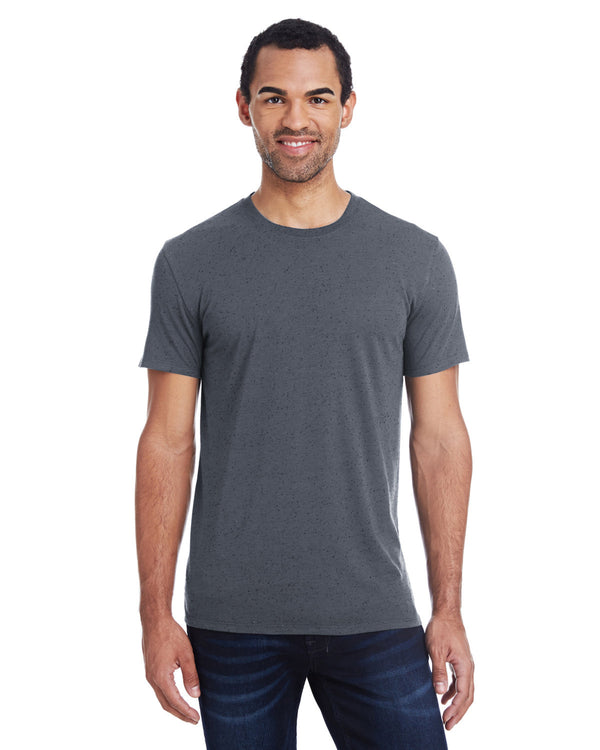 mens triblend fleck short sleeve t shirt CHARCOAL FLECK