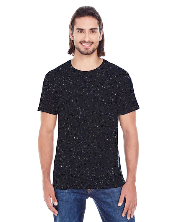 mens triblend fleck short sleeve t shirt BLACK FLECK