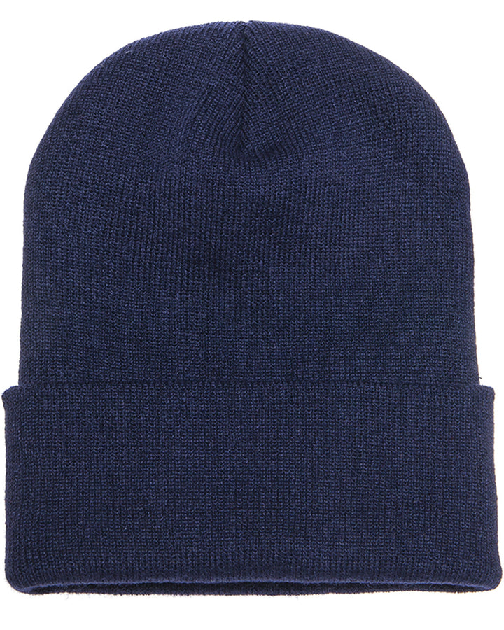 adult cuffed knit beanie NAVY