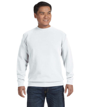 adult crewneck sweatshirt WHITE