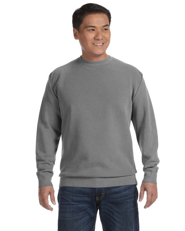 adult crewneck sweatshirt CHAMBRAY