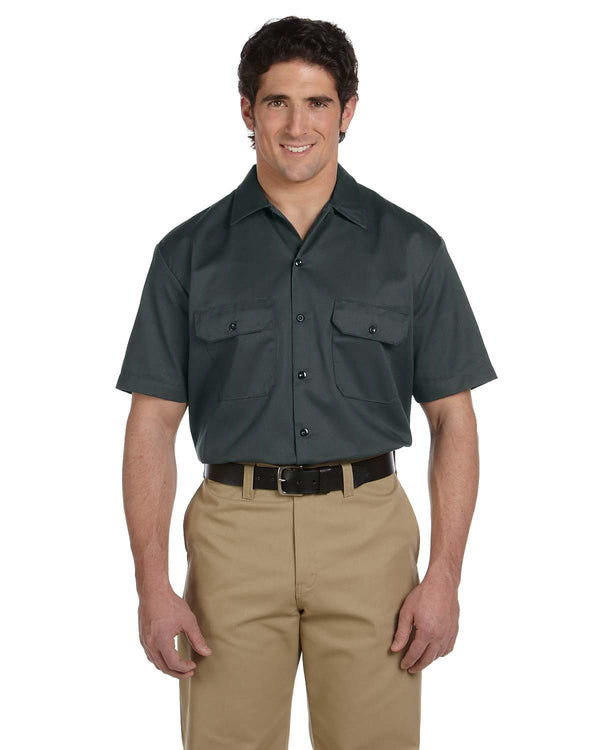 mens 5 25 oz yd short sleeve work shirt CHARCOAL
