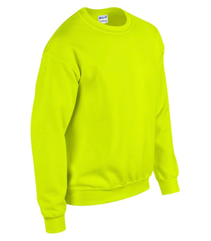 Safety Green Adult Crewneck Sweatshirt Safetywear