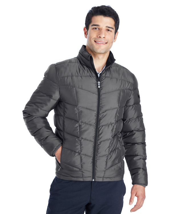 mens pelmo insulated puffer jacket POLAR/ BLACK