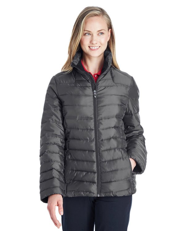 ladies insulated puffer jacket POLAR/ ALLOY