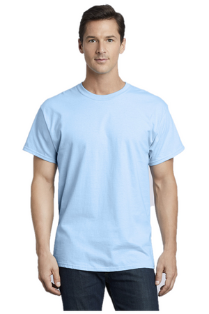 Blue Adult Cotton T-Shirt