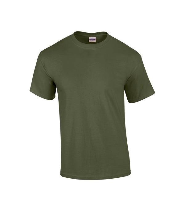 Military Green Adult Cotton T-Shirt