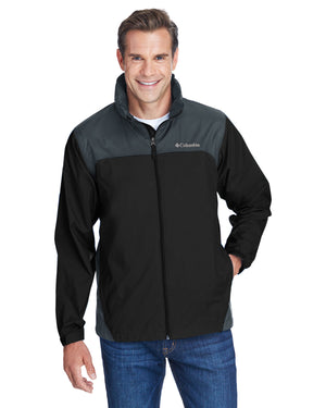 mens glennaker lake rain jacket BLACK/ GRILL