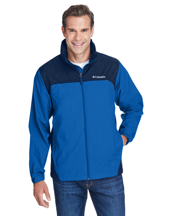 mens glennaker lake rain jacket BLUE JAY/ NAVY