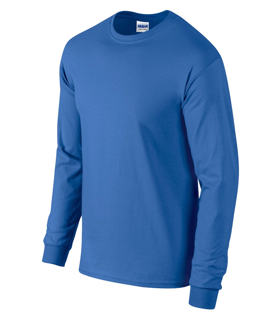 Royal Adult Long Sleeve Cotton T-shirt