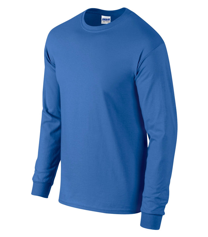 Royal Adult Long Sleeve Cotton T-shirt