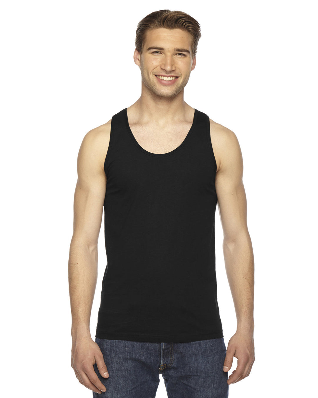 unisex fine jersey tank NAVY