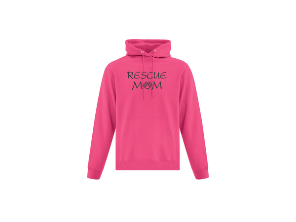 Pet Rescue Mom Embroidered Hoodie