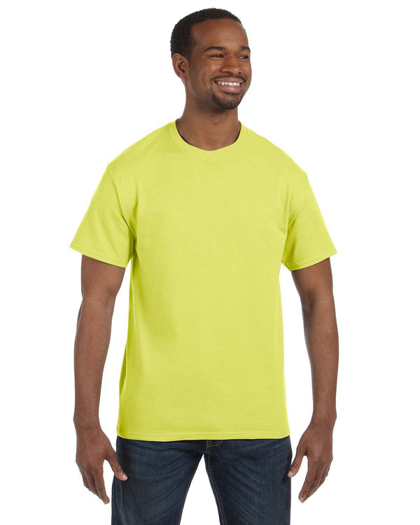 adult dri power active t shirt SAFETY GREEN