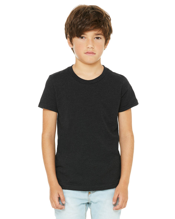 youth cvc jersey t shirt BLACK HEATHER