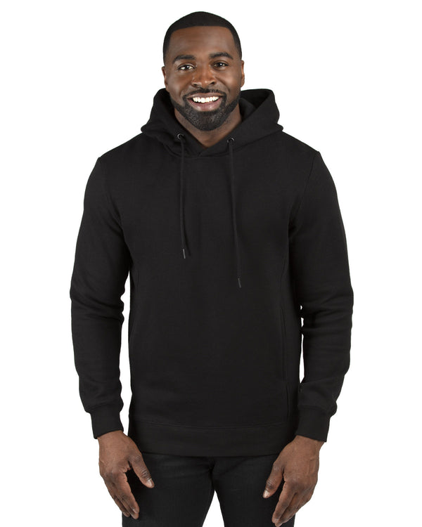 unisex ultimate fleece pullover hooded sweatshirt BLACK