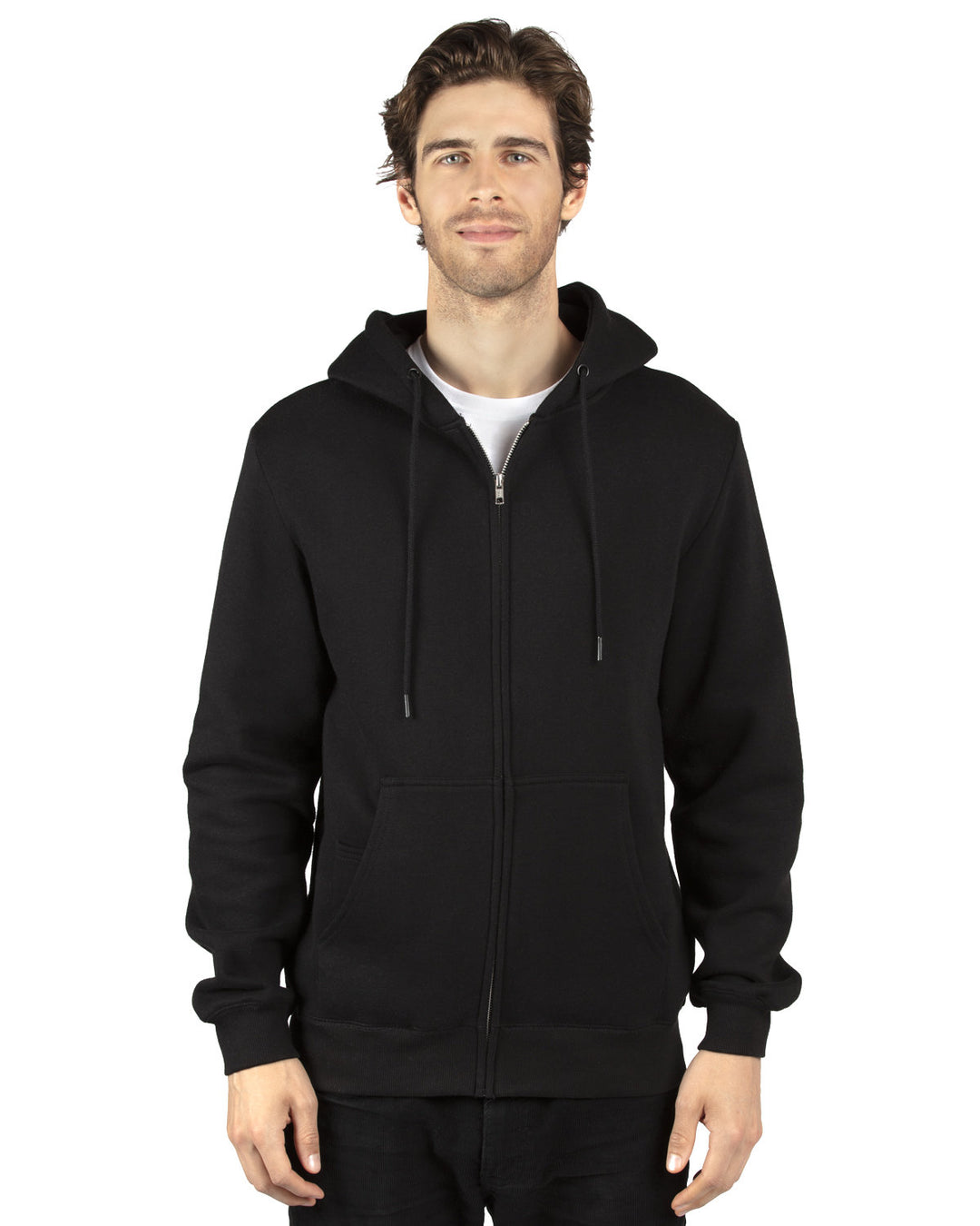 unisex ultimate fleece full zip hooded sweatshirt OATMEAL HEATHER