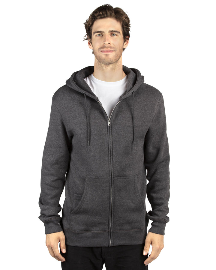 unisex ultimate fleece full zip hooded sweatshirt NAVY