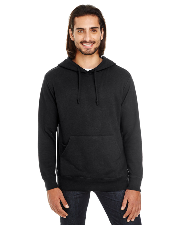 unisex triblend french terry hoodie DENIM HEATHER