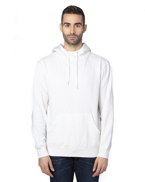 unisex precision fleece hoodie WHITE