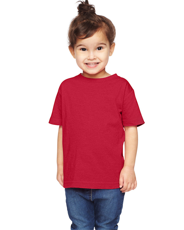 toddler fine jersey t shirt VINTAGE RED