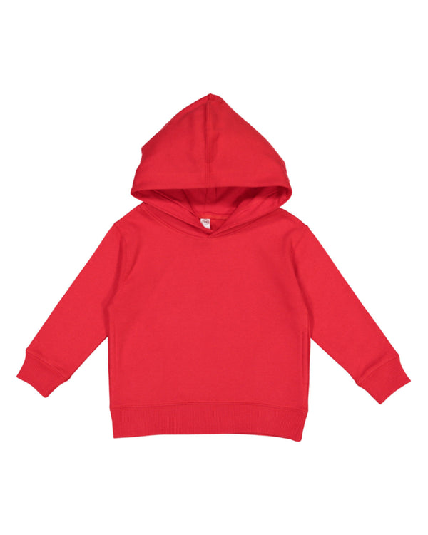 toddler pullover fleece hoodie RED