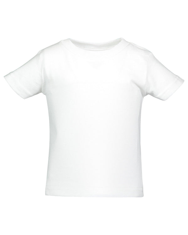 infant cotton jersey t shirt WHITE
