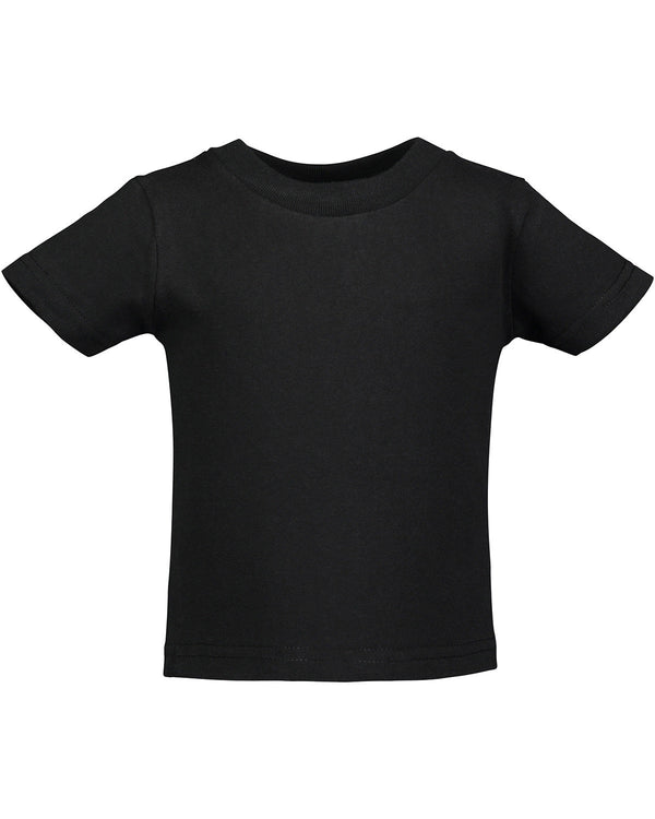 infant cotton jersey t shirt BLACK