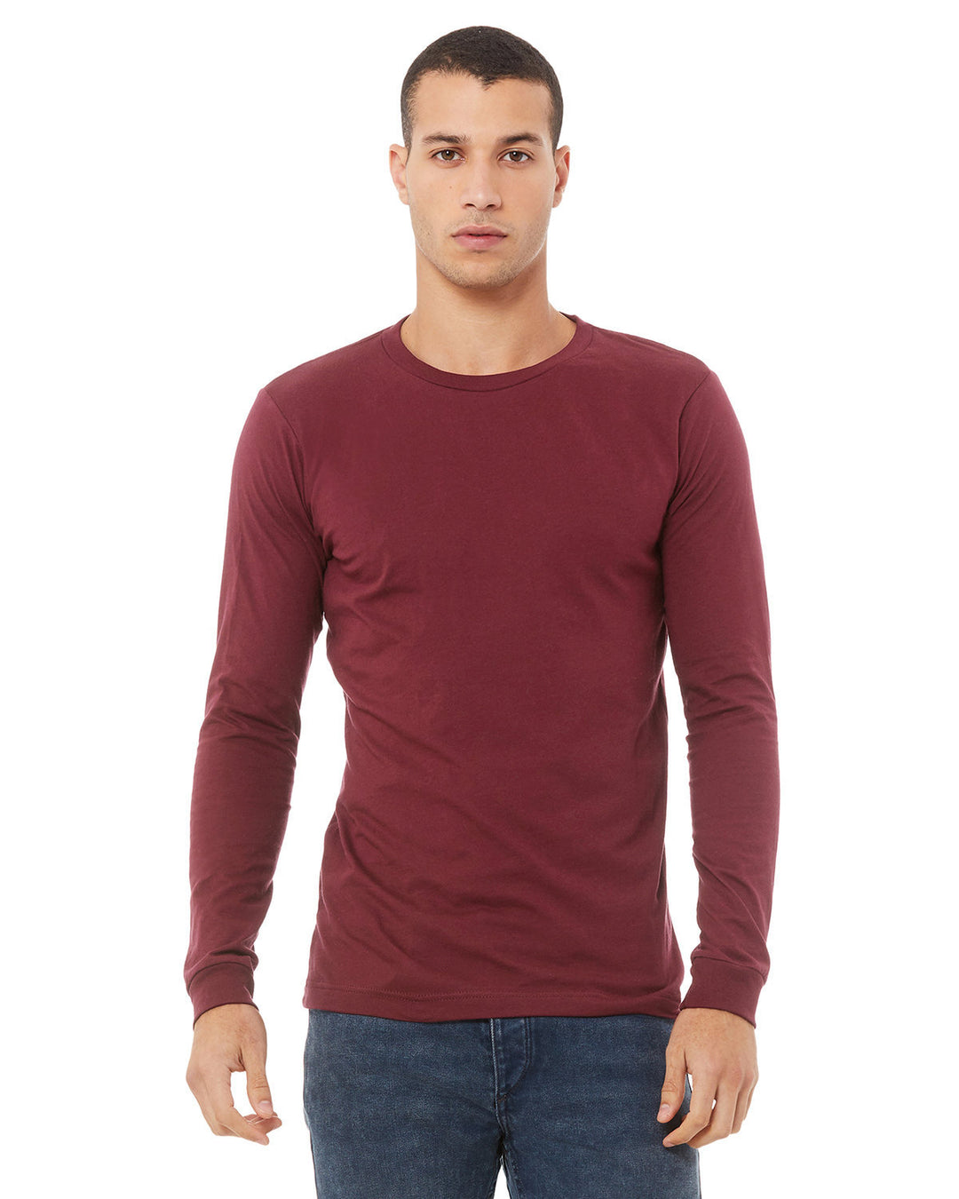 unisex triblend long sleeve t shirt CHRC BLK TRIBLND
