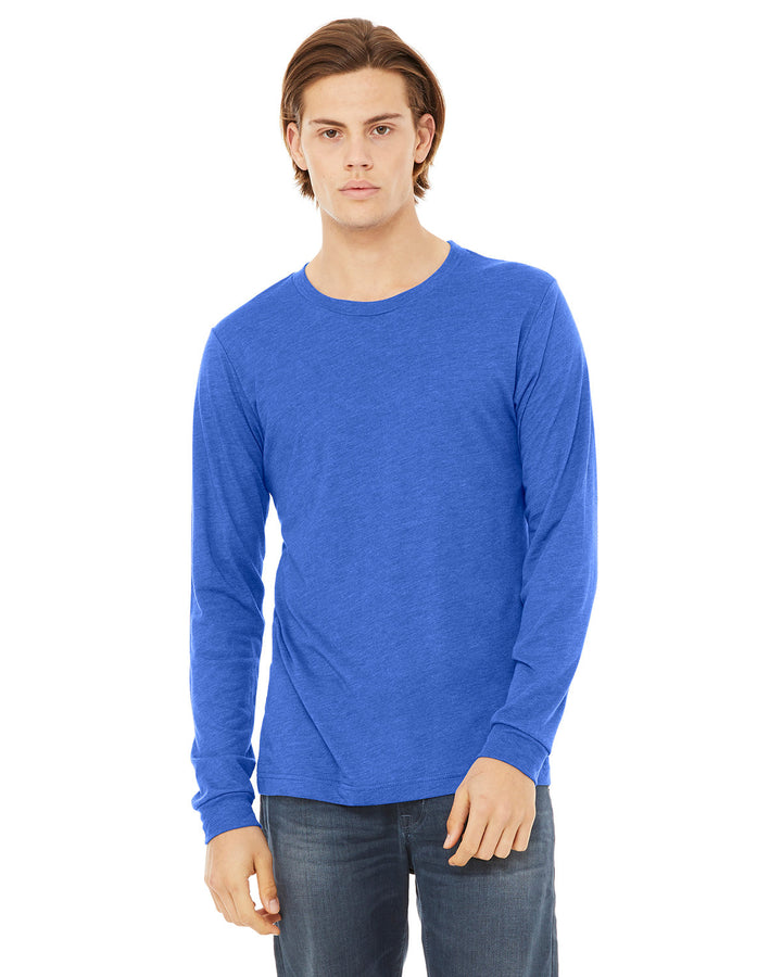 unisex triblend long sleeve t shirt ATH GREY TRIBLND