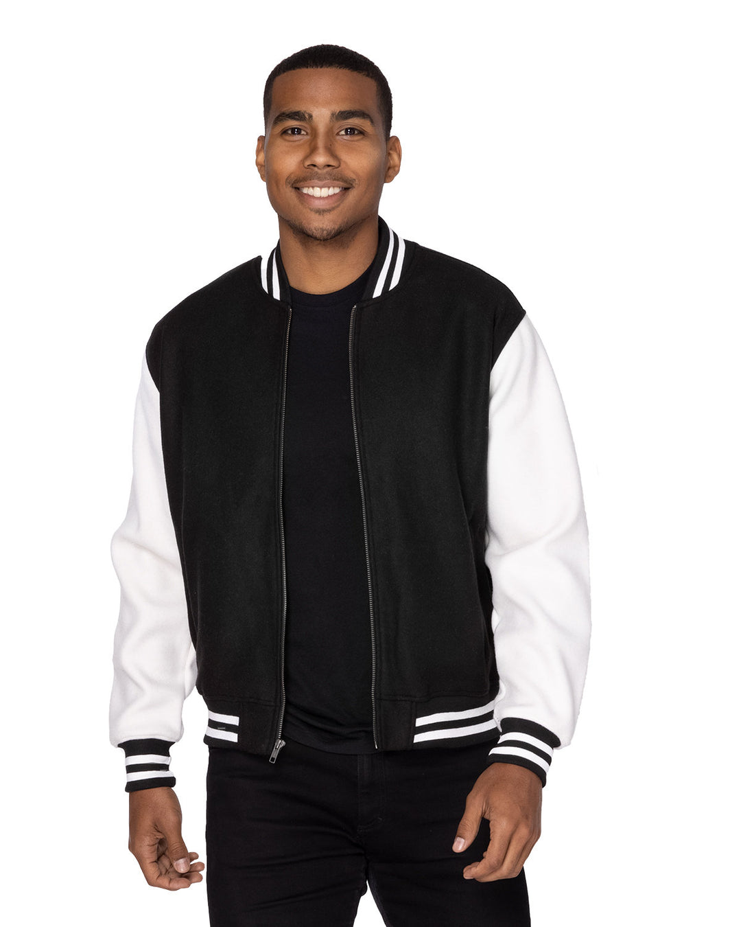 unisex legend jacket BLACK/ WHITE