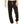 unisex sponge fleece long scrunch pant BLACK