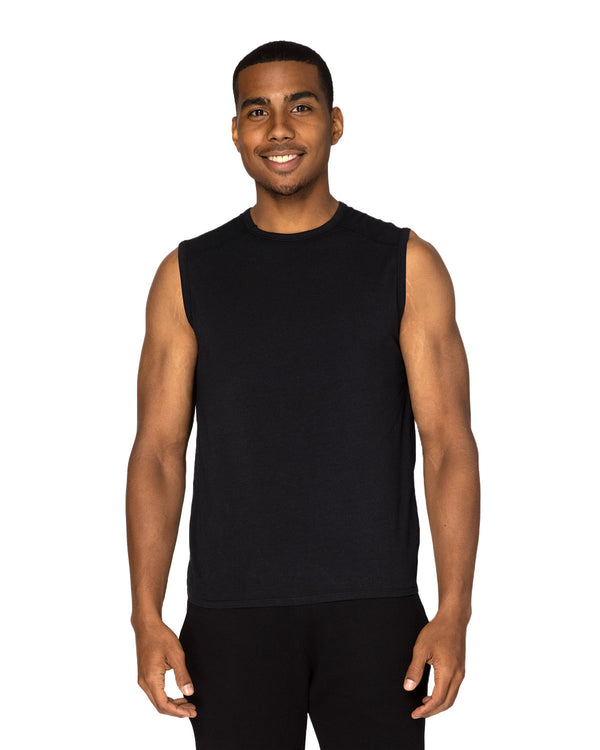 unisex impact tank BLACK