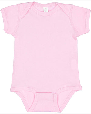 infant baby rib bodysuit PINK