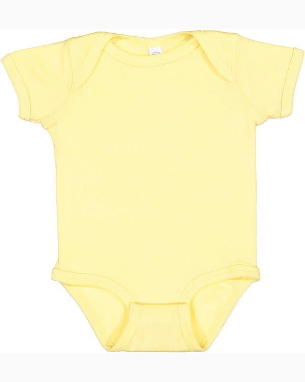 infant baby rib bodysuit NATURAL HEATHER