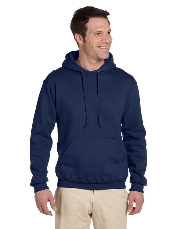 adult super sweats nublend fleece pullover hooded sweatshirt J NAVY