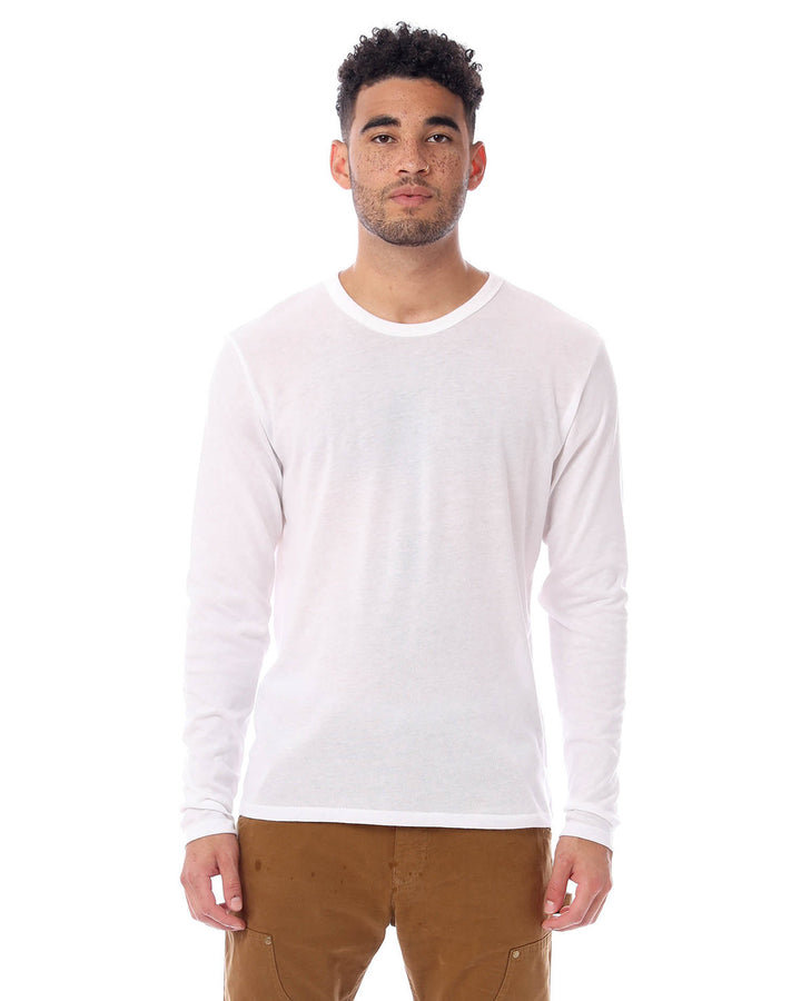 unisex keeper long sleeve WHITE