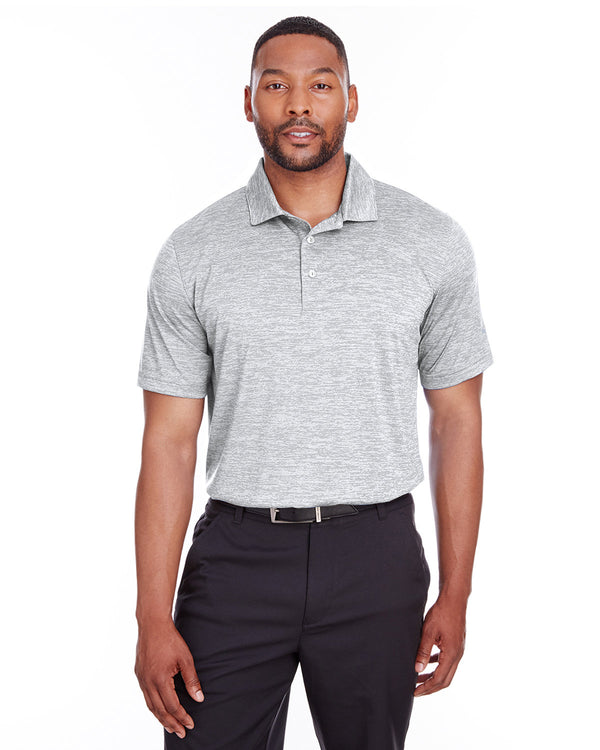 mens icon heather polo BRIGHT WHITE