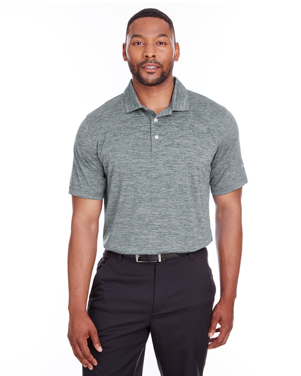 mens icon heather polo QUIET SHADE