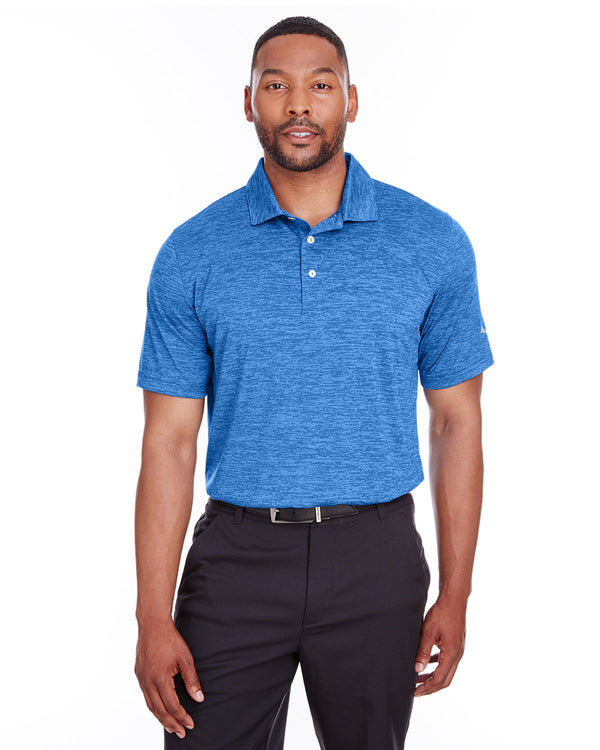 mens icon heather polo LAPIS BLUE