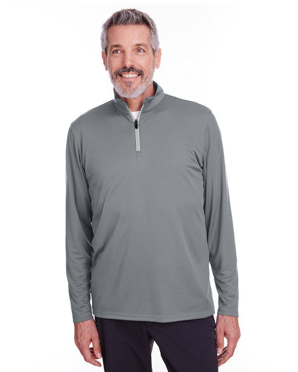 mens icon quarter zip QUIET SHADE